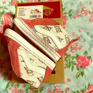 High-top babygirl vans